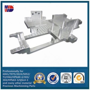 ISO9001 Anpassad CNC-bearbetningstjänst aluminium 6061 Alloy Parts