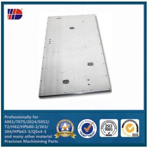 Stor storlek aluminiumplatta bra Finish cnc Bearbetningsdelar Tillverkningsservice