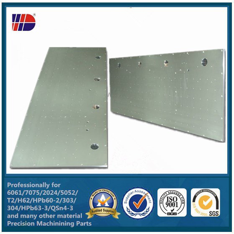 Stor storlek aluminiumplatta bra Finish cnc Bearbetningsdelar Tillverkningsservice